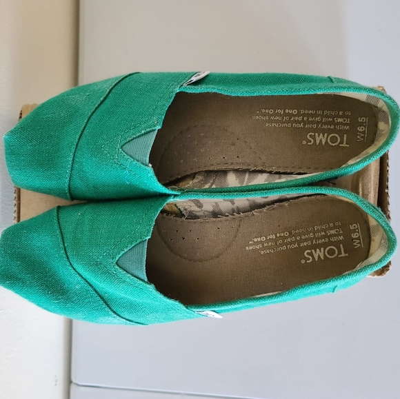 Toms Classic Shoes Earthwise Green W 6.5 - Picture 6 of 6